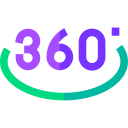 360 grados icon