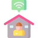 work from home icon