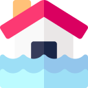 casa inundada icon