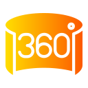 360 grados icon