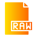 archivo raw icon