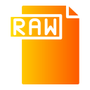 archivo raw icon