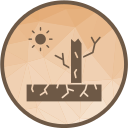 desertificación icon