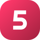 número 5 icon