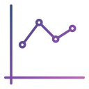 gráfico de linea icon