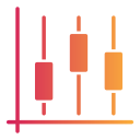 gráfico de velas icon