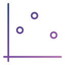 gráfico de dispersión icon