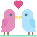 pájaros del amor