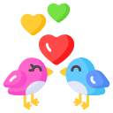 pájaros del amor