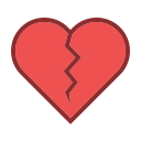 corazón roto icon