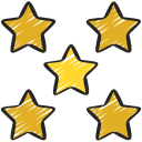 5 estrellas icon