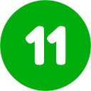 número 11 icon