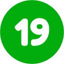 número 19 icon