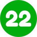 número 22 icon