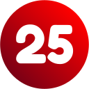 número 25 icon