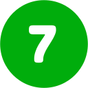 numero 7 icon