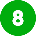 numero 8 icon