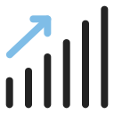 gráfico de crecimiento icon