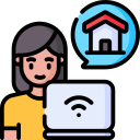 work from home icon