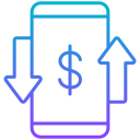 Transaccion monetaria icon