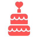 pastel de boda icon