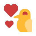 pájaro del amor 