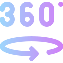 360 grados icon