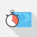 el tiempo es dinero icon