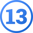 número 13 