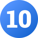 numero 10 icon