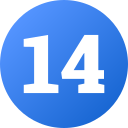 número 14 icon