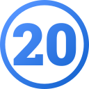 número 20 