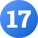 número 17 icon