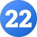 número 22 icon