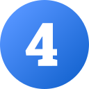 número 4 icon