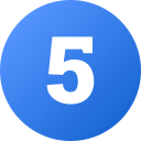 número 5 icon