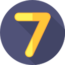 numero 7 icon