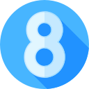 numero 8 icon