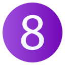 numero 8 icon