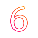 número 6 icon