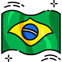 Logo Da Apple Com A Bandeira Do Brasil - Brazil Flag, HD Png Download ,  Transparent Png Image - PNGitem
