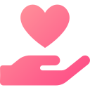 corazón de la mano icon