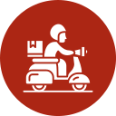 Moto Delivery Icon Gráfico por aimagenarium · Creative Fabrica