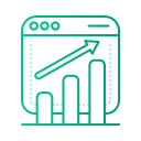 gráfico de crecimiento icon