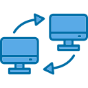 transferencia de datos icon