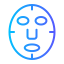 máscara facial icon