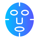 máscara facial icon