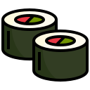 rollo de sushi icon