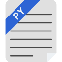 archivo de python icon