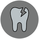 caries dental icon